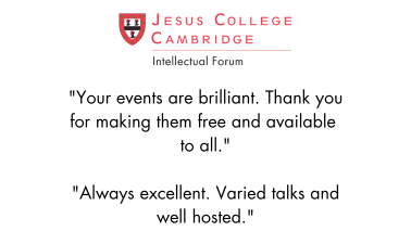 Your events are brilliant. Thank you for making them free and available  to all. Always excellent. Varied talks and well hosted.